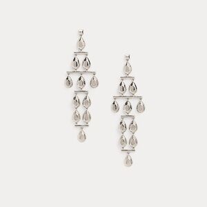 RALPH LAUREN COLLECTION SILVER DROP EARRING